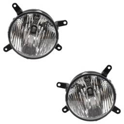 New Front Left And Front Right Fog Light Compatible With Ford Mustang Gt 8 Cyl 4.6L 2005-2009 By
