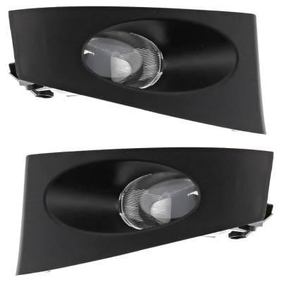 New Front Left And Front Right Fog Light Compatible With Honda Fit Lx 4 Cyl 1.5L Fit Dx 4 Cyl 1.5L thumbnail 3