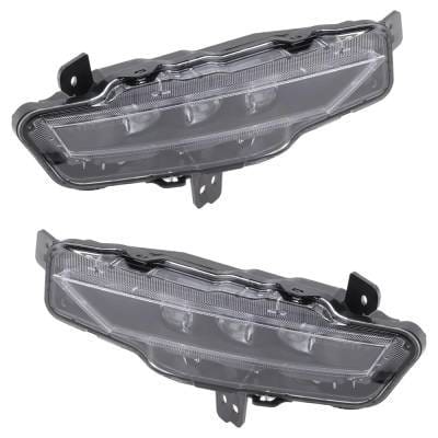 New Front Left And Front Right Fog Light Compatible With Acura Rdx Sh-Awd 4 Cyl 2.0L Ilx Base 4 Cyl