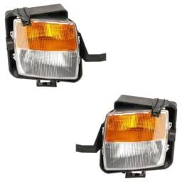 New Front Left And Front Right Fog Light Compatible With Cadillac Cts Base 6 Cyl 2.8L Cts Luxury