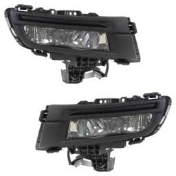 Front Left And Front Right Fog Light Compatible With Mazda 3 Sport Gx 2009 By Ma2592113 Ma2593113