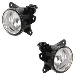 New Front Left And Front Right Fog Light Compatible With Honda Civic Se 4 Cyl 2.0L Fit Ex 4 Cyl 1.5L