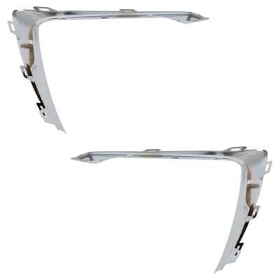 New Pair Of Grille Trim Compatible With Chevrolet Cruze Lt 4 Cyl 1.4L Cruze Premier 4 Cyl 1.4L 2019 thumbnail 7
