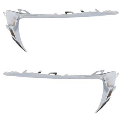 New Pair Of Grille Trim Compatible With Chevrolet Cruze Lt 4 Cyl 1.6L Cruze Lt 4 Cyl 1.4L 2019 By thumbnail 9