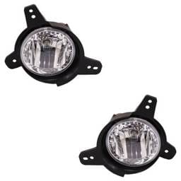 New Front Left And Front Right Fog Light Compatible With Chevrolet Sonic Ls 4 Cyl 1.4L Sonic Lt 4
