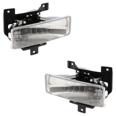 New Front Left And Front Right Fog Light Compatible With Ford Lincoln F-250 Lariat 8 Cyl 4.6L F-150