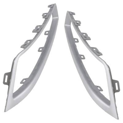 New Pair Of Grille Trim Compatible With Acura Mdx Base 2010-2013 By Ac1039111 Ac1038111 71104Stxa00 thumbnail 5