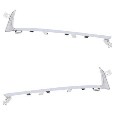 New Pair Of Grille Trim Compatible With Chevrolet Camaro Ss Camaro Ls 2014-2015 By 22847642 thumbnail 11