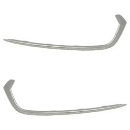 New Pair Of Grille Trim Compatible With Acura Tlx Base 6 Cyl 3.5L Tlx Sh-Awd 6 Cyl 3.5L 2018-2020 By