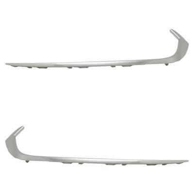 New Pair Of Grille Trim Compatible With Acura Tlx Base 6 Cyl 3.5L Tlx Sh-Awd 6 Cyl 3.5L 2018-2020 By thumbnail 7