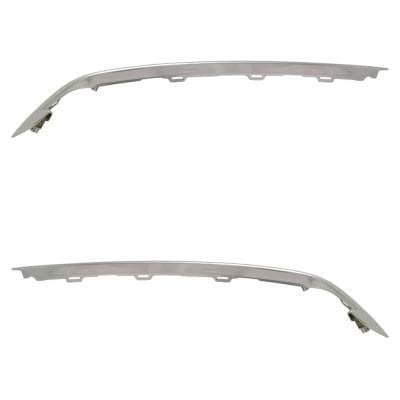 New Pair Of Grille Trim Compatible With Acura Tlx Sh-Awd 6 Cyl 3.5L Tlx Base 6 Cyl 3.5L 2018-2020 By thumbnail 11