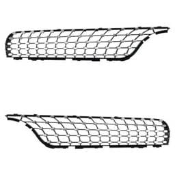 Left Upper And Right Upper Grille Assembly Compatible With Mercedes Benz Glc43 Amg 4Matic 6 Cyl 3.0L