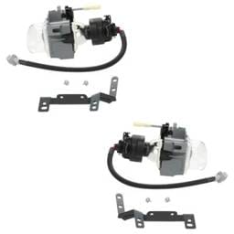 New Front Left And Front Right Fog Light Compatible With Volvo V70 R 5 Cyl 2.5L S60 R 2004-2007 By