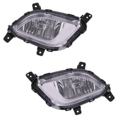 New Front Left And Front Right Fog Light Compatible With Kia Forte S Forte Lx 2017-2018 By Ki2592156 thumbnail 7