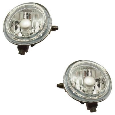 New Front Left And Front Right Fog Light Compatible With Toyota Yaris Ia Base 4 Cyl 1.5L Yaris Base