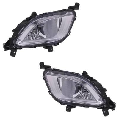New Front Left And Front Right Fog Light Compatible With Kia Forte Lx Forte Ex 2017-2018 By thumbnail 3