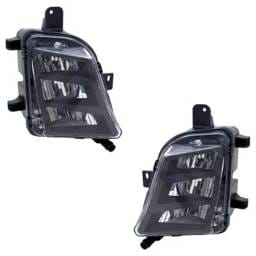 New Front Left And Front Right Fog Light Compatible With Volkswagen Golf S 4 Cyl 1.8L Gti
