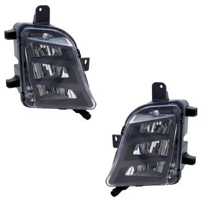 New Front Left And Front Right Fog Light Compatible With Volkswagen Golf Comfortline 4 Cyl 1.8L 2015