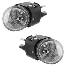New Front Left And Front Right Fog Light Compatible With Nissan Maxima Gxe 6 Cyl 3.0L Frontier Se 6