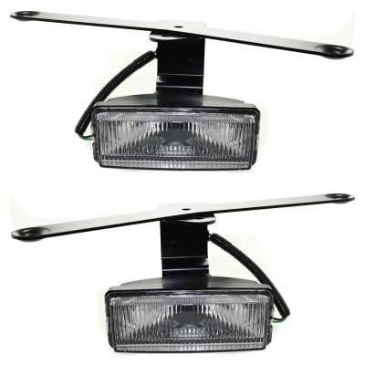 New Front Left And Front Right Fog Light Compatible With Nissan Xterra Se Frontier Base 1998-2001 By