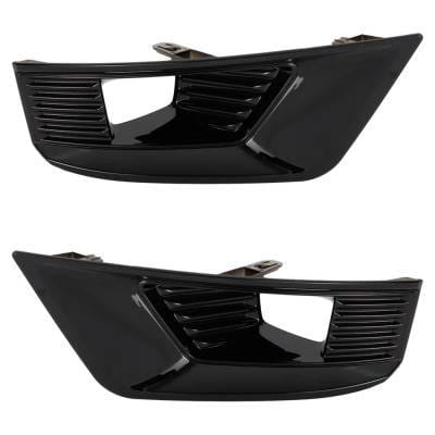 Front Left And Front Right Fog Light Trim Compatible With Nissan Armada Sl 8 Cyl 5.6L 2021-2023 thumbnail 3
