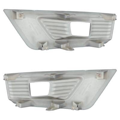 Front Left And Front Right Fog Light Trim Compatible With Nissan Armada Sl 8 Cyl 5.6L 2021-2023 thumbnail 7