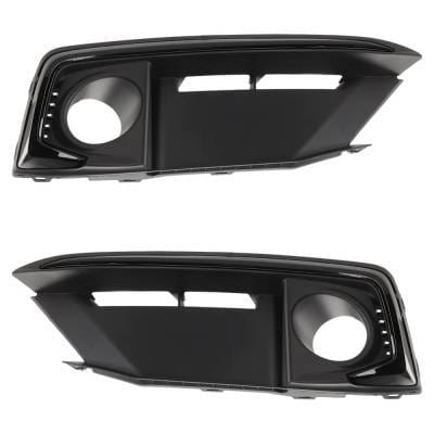 Front Left And Front Right Fog Light Trim Compatible With Honda Civic Sport 2019-2021 Ho1038147