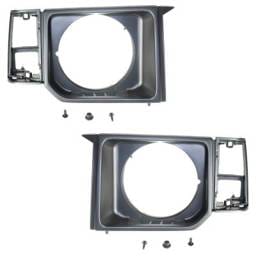 New Pair Of Headlight Door Compatible With Dodge Mitsubishi Montero Sport 6 Cyl 3.0L Raider Base 4