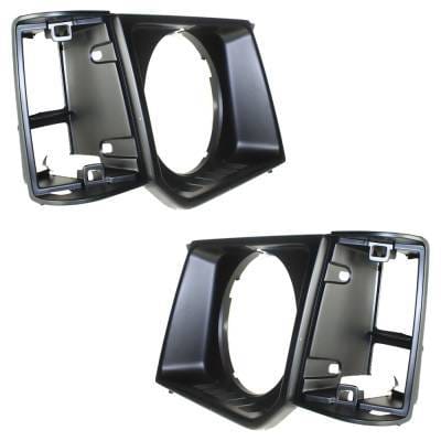 New Pair Of Headlight Door Compatible With Dodge Mitsubishi Montero Base 4 Cyl 2.6L Montero Sp 6 Cyl thumbnail 5