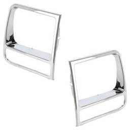 New Pair Of Headlight Door Compatible With Jeep Cherokee Se 4 Cyl 2.5L Cherokee Sport 6 Cyl 4.0L