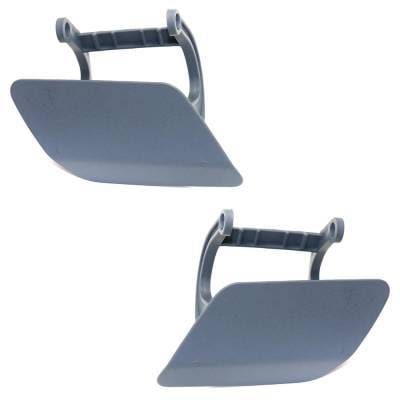 New Pair Of Headlight Washer Cover Compatible With Bmw Activehybrid 7 Base 750I Base 2013-2015 By