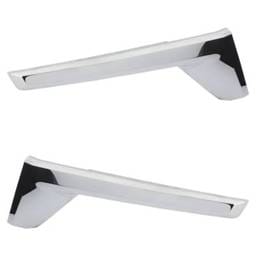 New Pair Of Headlight Trim Compatible With Toyota Land Cruiser Heritage Edition 8 Cyl 5.7L Land