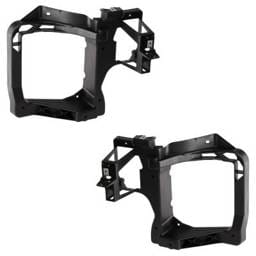 New Pair Of Headlight Bracket Compatible With Jeep Cherokee 75Th Anniversary 6 Cyl 3.2L Cherokee