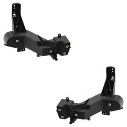 New Pair Of Headlight Bracket Compatible With Dodge Durango Citadel 6 Cyl 3.6L Durango Enforcer 8