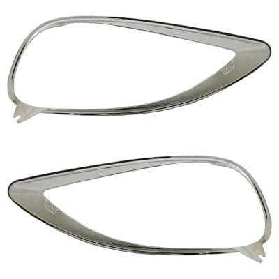 New Front Left And Front Right Headlight Bezel Compatible With Freightliner Columbia 120 6 Cyl 12.5L thumbnail 9