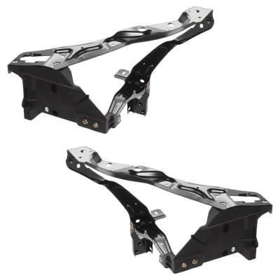 New Pair Of Headlight Bracket Compatible With Mercedes Benz E300 4Matic E250 Bluetec 4Matic thumbnail 3