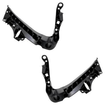 New Pair Of Outer Headlight Bracket Compatible With Audi A5 Quattro Cabriolet 4 Cyl 2.0L S5 Base 8
