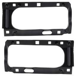 New Pair Of Headlight Bracket Compatible With Cadillac Chevrolet Gmc Escalade Esv Base 8 Cyl 6.2L