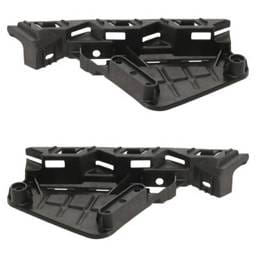 New Pair Of Headlight Bracket Compatible With Ford F-150 Lariat 6 Cyl 3.5L F-150 Platinum 6 Cyl 3.0L