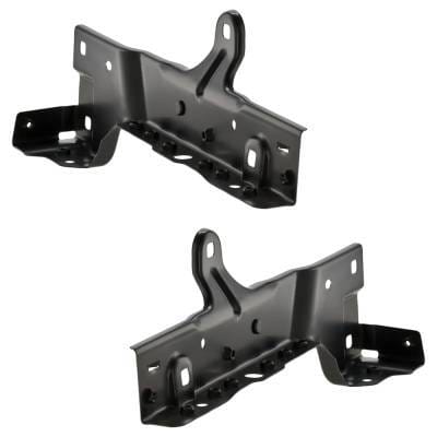 New Pair Of Headlight Bracket Compatible With Cadillac Chevrolet Gmc Yukon Xl At4 8 Cyl 6.2L thumbnail 5