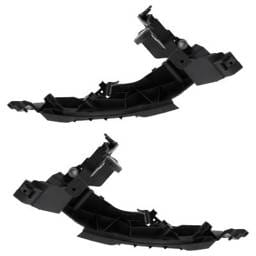 New Pair Of Outer Headlight Bracket Compatible With Audi A4 Premium 4 Cyl 2.0L A4 Quattro Prestige 4