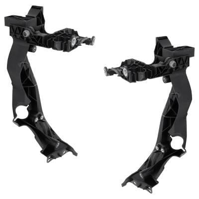 New Pair Of Outer Headlight Bracket Compatible With Audi S5 Premium Plus 6 Cyl 3.0L A4 Quattro thumbnail 7