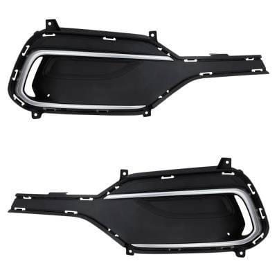 New Front Left And Front Right Fog Light Cover Compatible With Hyundai Santa Fe Sport Premium 4 Cyl thumbnail 3