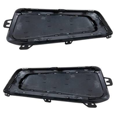 New Front Left And Front Right Fog Light Cover Compatible With Volkswagen Tiguan Se R-Line Black thumbnail 7