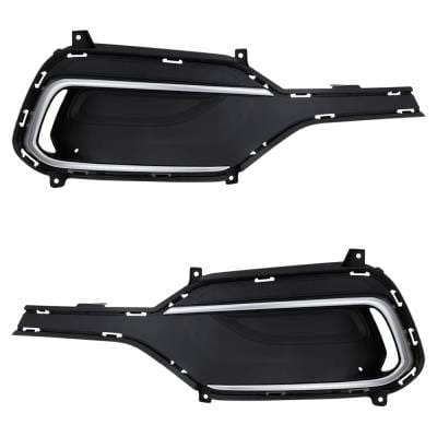 New Front Left And Front Right Fog Light Cover Compatible With Hyundai Santa Fe Sport Base 4 Cyl thumbnail 3