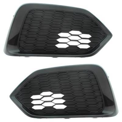 New Front Left And Front Right Fog Light Cover Compatible With Honda Civic Lx 4 Cyl 1.5L Civic Ex 4