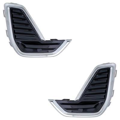 New Front Left And Front Right Fog Light Cover Compatible With Gmc Acadia Slt 4 Cyl 2.0L Acadia