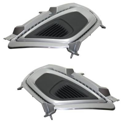 Front Left And Front Right Fog Light Cover Compatible With Kia Sorento Ex Sorento Lx 2016-2018 By thumbnail 5