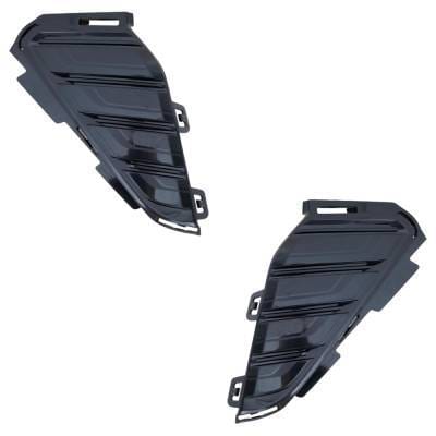 New Front Left And Front Right Fog Light Cover Compatible With Gmc Terrain Sle Terrain Sl 2018-2021 thumbnail 3