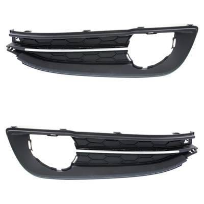 Front Left And Front Right Fog Light Trim Compatible With Honda Civic Si 2013-2014 By Ho1038115